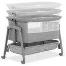 Berceau portable Calypso à roulettes - Gris