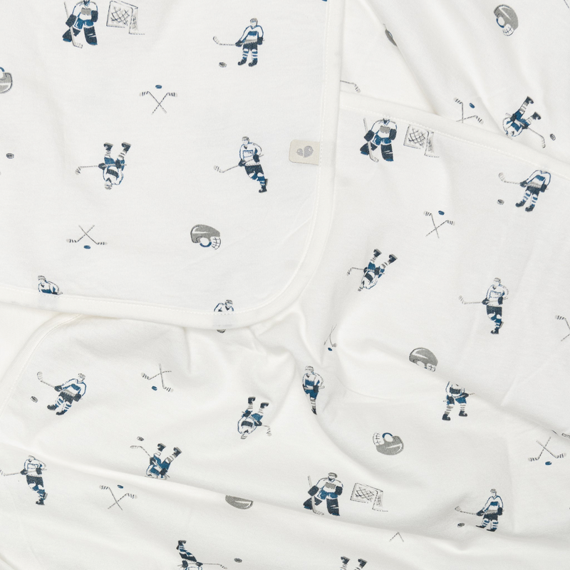 Couverture en bambou - Hockey