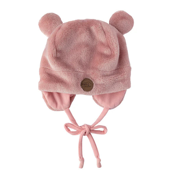Coffret cadeau Coulou minky 4 accessoires 0-6 mois- Ourson rose
