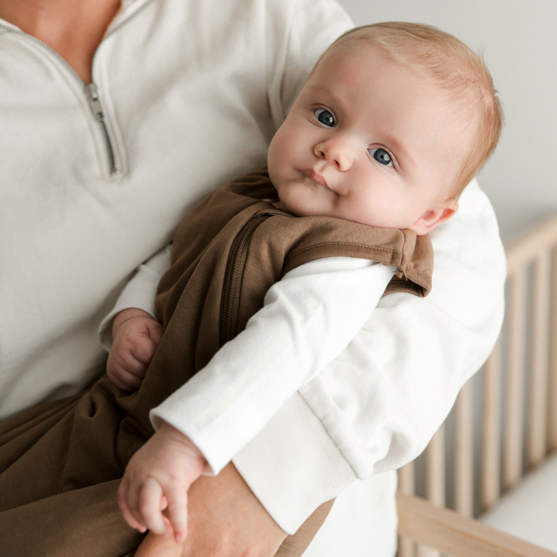 Sac de nuit matelassé en bambou - Moka (1 tog)