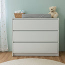 Commode 3 tiroirs- Blanc