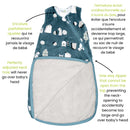 Sac de nuit en peluche - Animaux (1.5 togs)