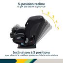 Siège d'auto tout-en-un EverSlim - Beauté noire