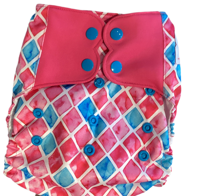 Couche à poche - Pink mermaid