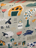 Couverture en mousseline de bambou - Ferme — Collection Mini Coco