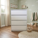 Commode 4 tiroirs - Blanc