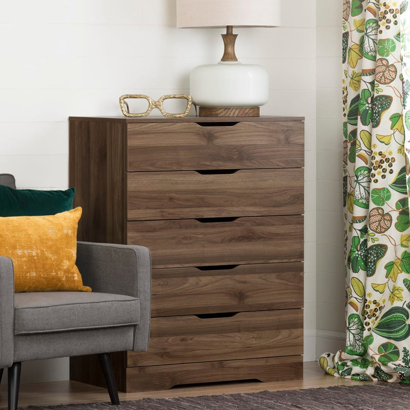 5-Drawer Chest  Holland Natural Walnut 11282