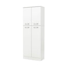 Garde-manger 4 portes Axess - Blanc solide