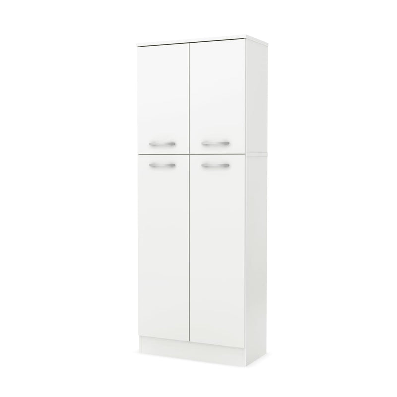 Garde-manger 4 portes Axess - Blanc solide