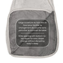 Sac de nuit en peluche - Taupe (1.5 togs)