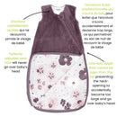 Sac de nuit en peluche - Raisin (1.5 togs)