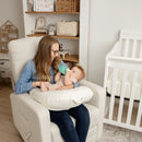 Coussin d'allaitement mousseline - Coconut milk