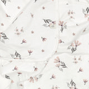 Couverture en bambou - Fleurs Aquarelle