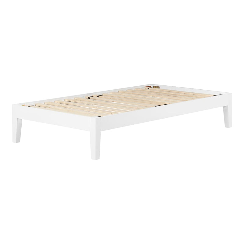 Base de lit simple 39" Vito - Blanc solide