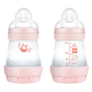 Set of 2 Anti colic bottles 5 oz - Pink