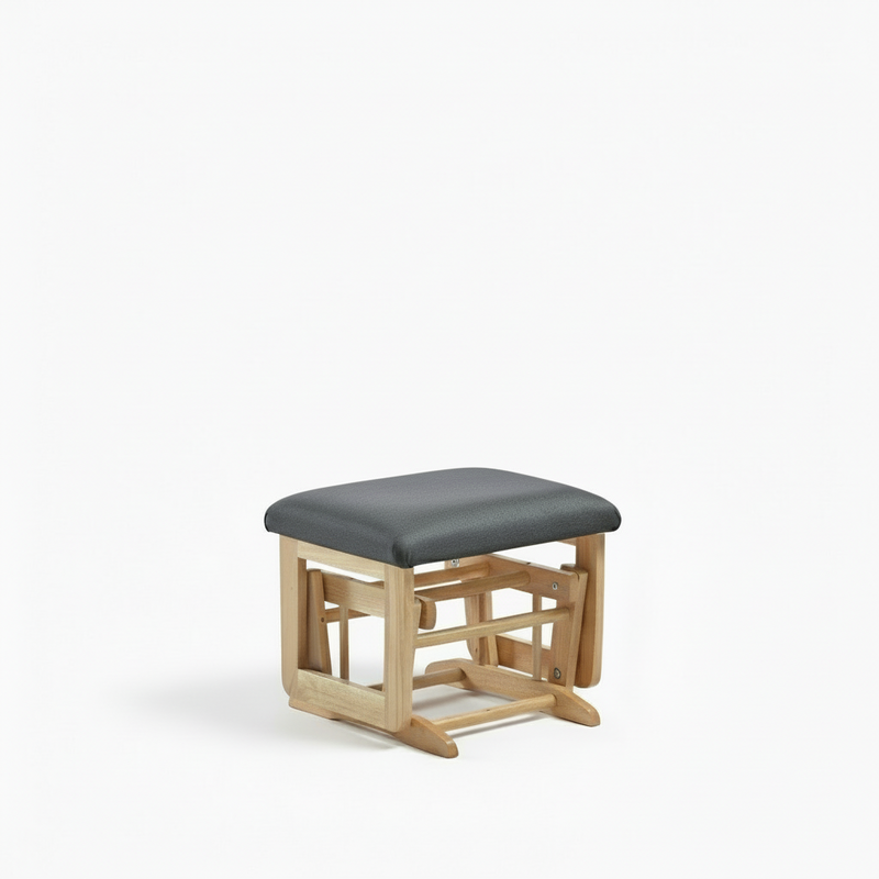 Tabouret Adams - Naturel et Gris foncé