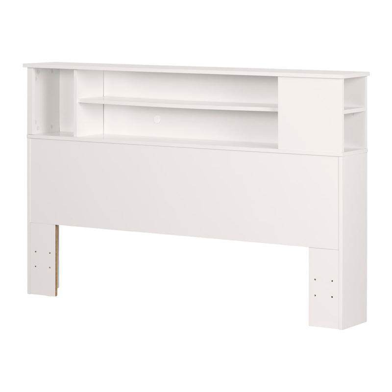 Tête de lit bibliothèque double/queen 54"/60" Vito - Blanc