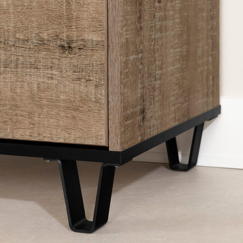 Commode 4 tiroirs Arlen -Chêne vieilli