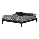 Base de lit king 78" Vito - Noir solide