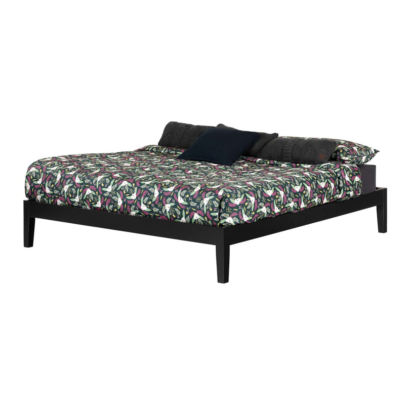 Base de lit 78" Vito - Noir solide