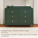 Commode 6 tiroirs Briar  - Vert