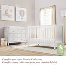 Bureau 6 tiroirs Aster - Blanc