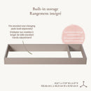 Plateau de change double Pala - Taupe