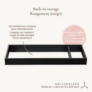 Plateau de change double Laurel et Aster - Noir