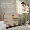 Ensemble bassinette et bureau double Pala - Blanc