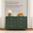 Commode 6 tiroirs Briar  - Vert