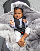 Nido Couverture enveloppante pour siège d'auto - Blanc