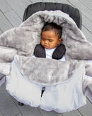 Nido Couverture enveloppante pour siège d'auto - Blanc