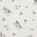 Couverture en bambou - Fleurs Aquarelle