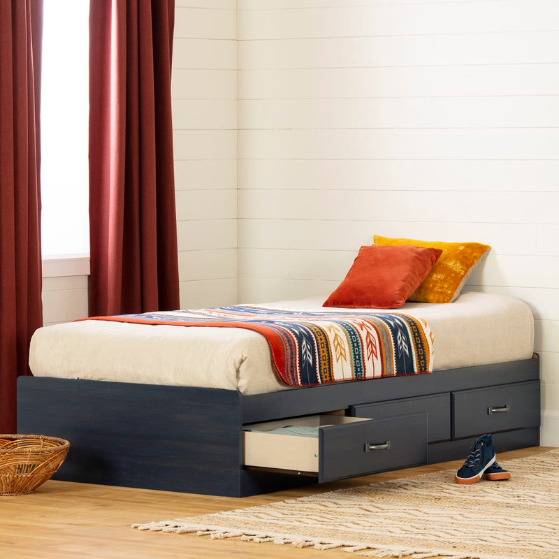 Lit matelot  3 tiroirs simple 39" Ulysses - Myrtille