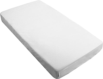 Crib fitted Sheet - Percale - White