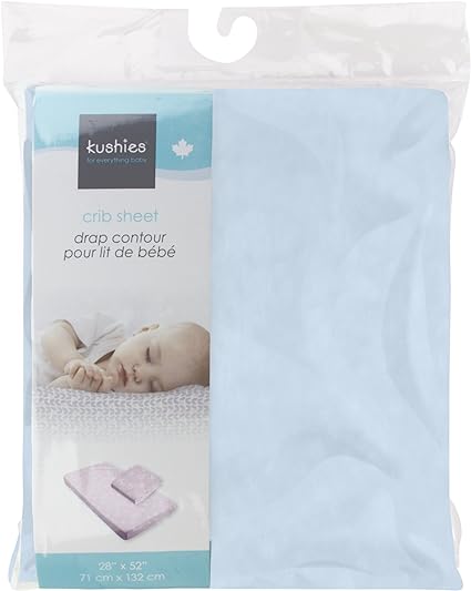 Drap contour pour lit de bébé - Bleu