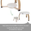 Centre d’activités stationnaires 5-en-1- Noir et blanc