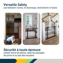 Portail de passage facile à installer - Noir