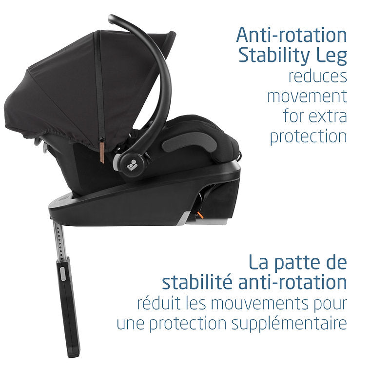 Siège d'auto nouveau-né Mico Luxe+ - Gris