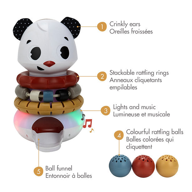 Jouet empilable 3 en 1 Love - Collection Tiny Rockers
