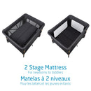 Parc 3-en-1 Swift - Graphite classique