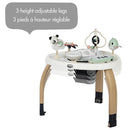 Centre d’activités stationnaires 5-en-1- Noir et blanc