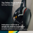 Siège auto convertible tout-en-un rotatif à 360° DLX Turn and Go - Noir et gris