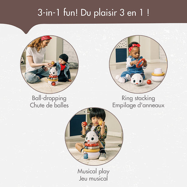 Jouet empilable 3 en 1 Love - Collection Tiny Rockers