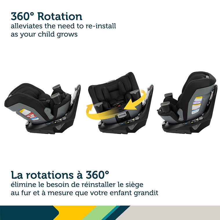 Siège auto convertible tout-en-un rotatif à 360° DLX Turn and Go - Horizon