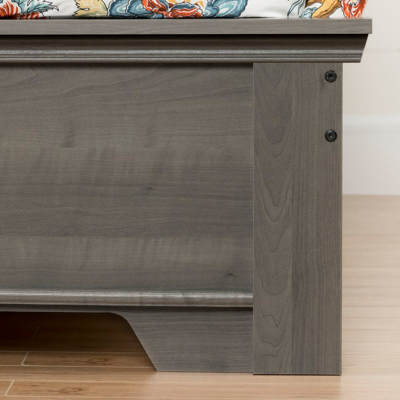 Ensemble lit plateforme et tête de lit queen 60" Versa - Érable cendré