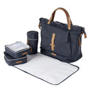 Erin Backpack Diaper Bag - Gray Marl