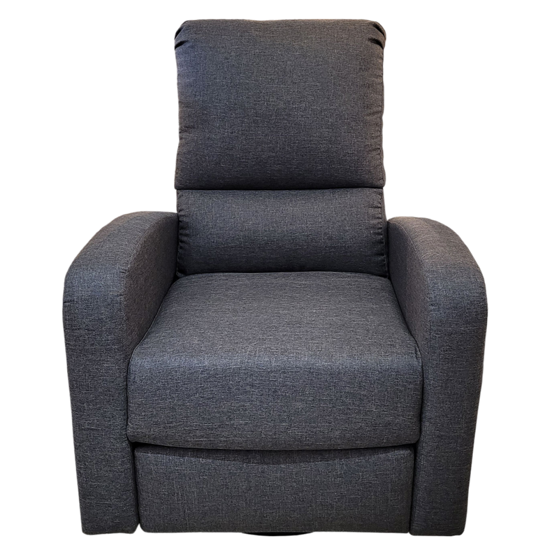 Swivel and reclining armchair BAUME - Dark gray