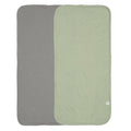 Ensemble de 2 serviettes pour le rot - Mousse et Galets — Perlimpinpin