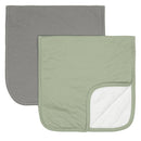 Ensemble de 2 serviettes pour le rot - Mousse et Galets